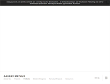 Tablet Screenshot of gauravcm.com